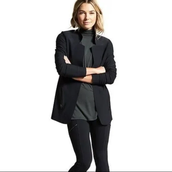 Athleta Jackets Coats Athleta Stellar Blazer Xs Like New Comfortable High Quality Modern Poshmark